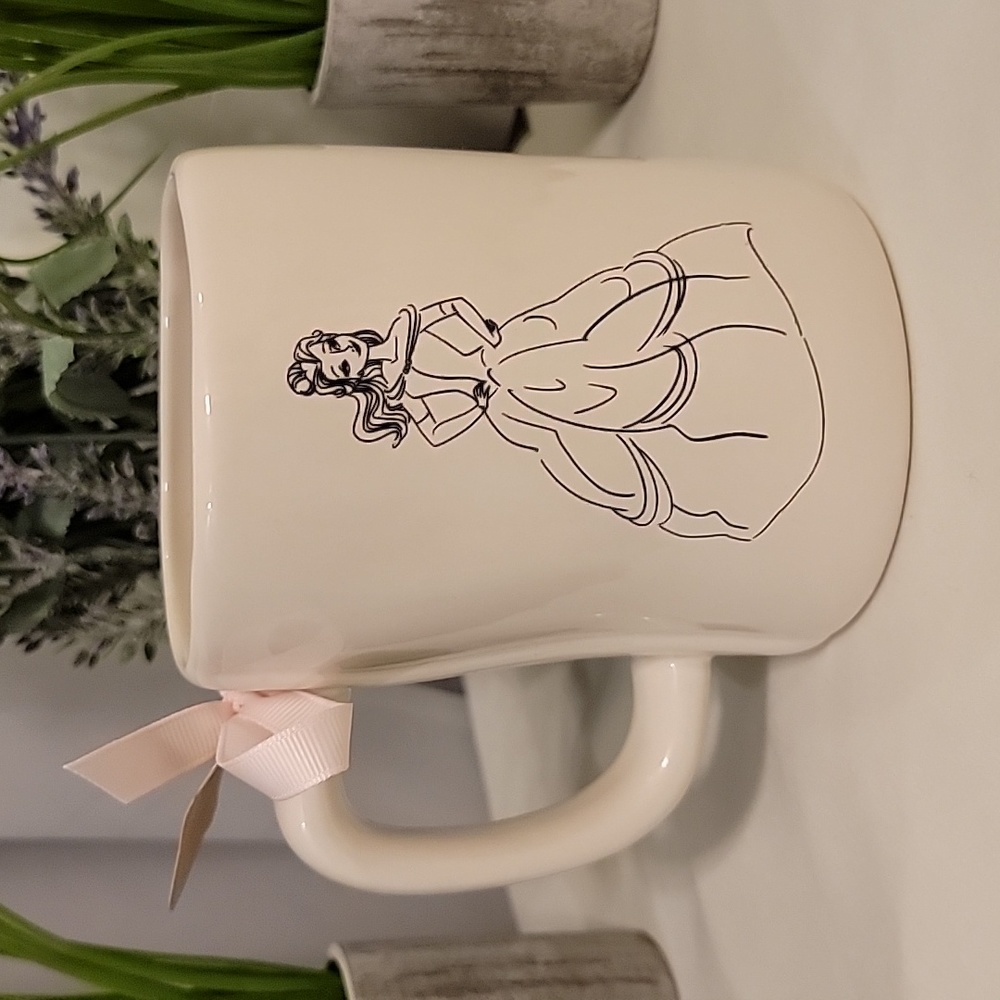 Rae Dunn Disney Princess Belle Love Story Mug